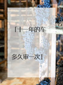 十一年的车多久审一次