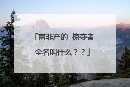 南非产的 掠夺者 全名叫什么？？