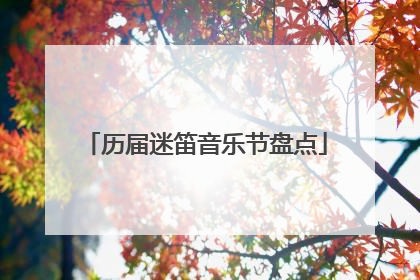 历届迷笛音乐节盘点
