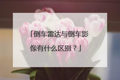 倒车雷达与倒车影像有什么区别？