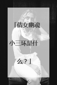 倩女幽魂小三环是什么？