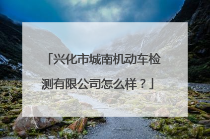 兴化市城南机动车检测有限公司怎么样？