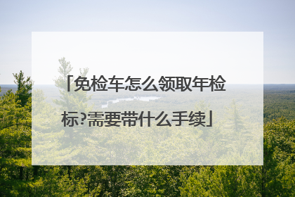 免检车怎么领取年检标?需要带什么手续