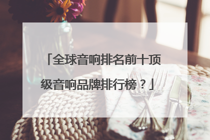 全球音响排名前十顶级音响品牌排行榜？