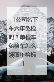 公司名下车六年免检吗？单位车免检车怎么领取年检标