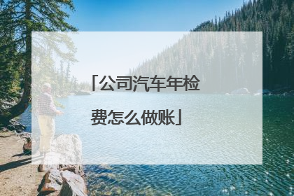 公司汽车年检费怎么做账