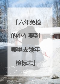 六年免检的小车要到哪里去领年检标志