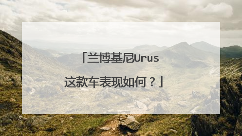 兰博基尼Urus这款车表现如何？