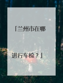 兰州市在哪进行车检？