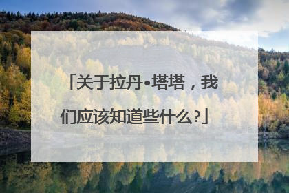关于拉丹•塔塔，我们应该知道些什么?