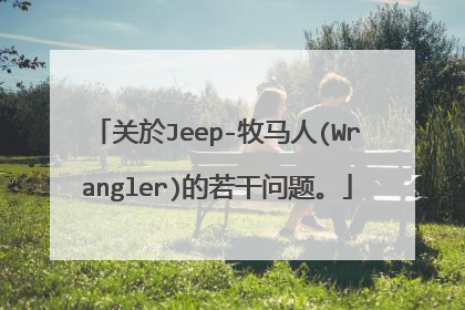 关於Jeep-牧马人(Wrangler)的若干问题。