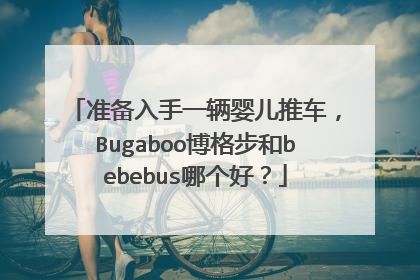 准备入手一辆婴儿推车，Bugaboo博格步和bebebus哪个好？
