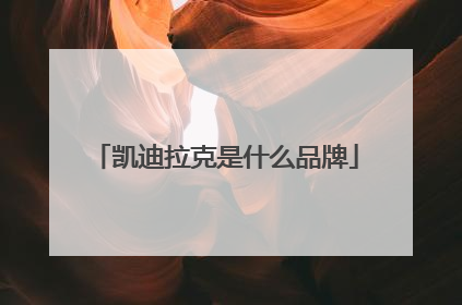 凯迪拉克是什么品牌