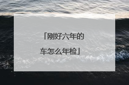刚好六年的车怎么年检