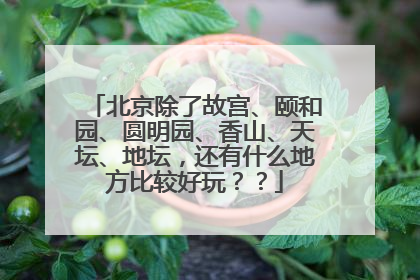 北京除了故宫、颐和园、圆明园、香山、天坛、地坛，还有什么地方比较好玩？？