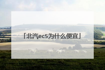 北汽ec5为什么便宜