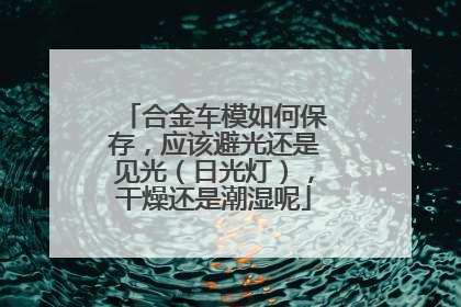 合金车模如何保存，应该避光还是见光（日光灯），干燥还是潮湿呢