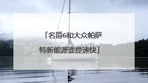 名爵6和大众帕萨特新能源谁提速快
