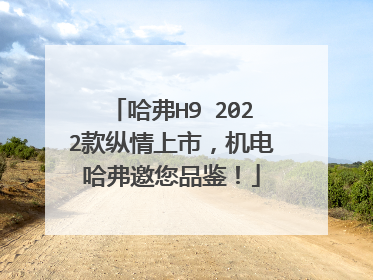 哈弗H9 2022款纵情上市，机电哈弗邀您品鉴！