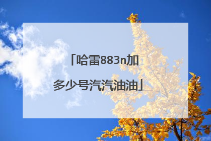 哈雷883n加多少号汽汽油油