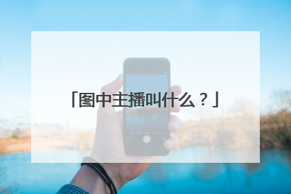 图中主播叫什么？
