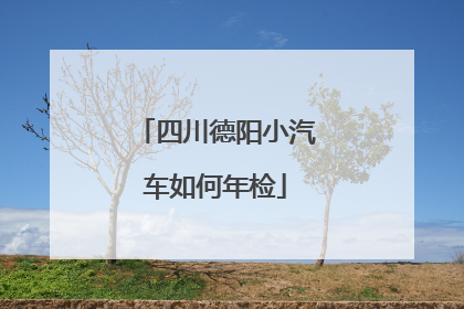 四川德阳小汽车如何年检