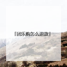 团乐购怎么退款
