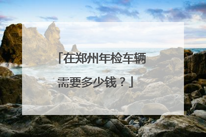 在郑州年检车辆需要多少钱？