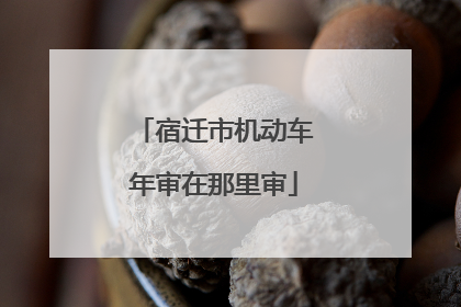 宿迁市机动车年审在那里审