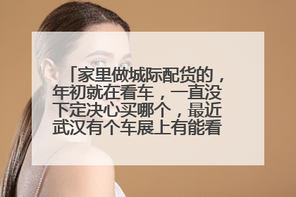家里做城际配货的，年初就在看车，一直没下定决心买哪个，最近武汉有个车展上有能看的展位吗？