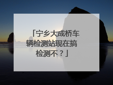 宁乡大成桥车辆检测站现在搞检测不？