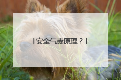 安全气囊原理？