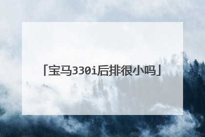 宝马330i后排很小吗