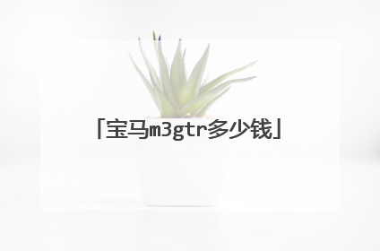 宝马m3gtr多少钱