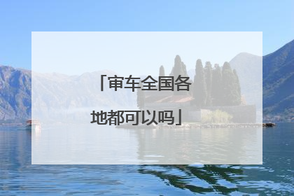 审车全国各地都可以吗