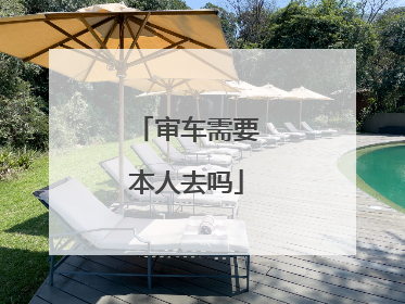 审车需要本人去吗