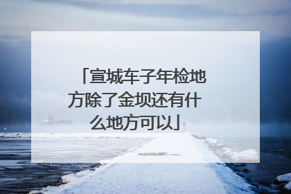 宣城车子年检地方除了金坝还有什么地方可以