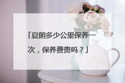 夏朗多少公里保养一次，保养费贵吗？