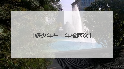 多少年车一年检两次