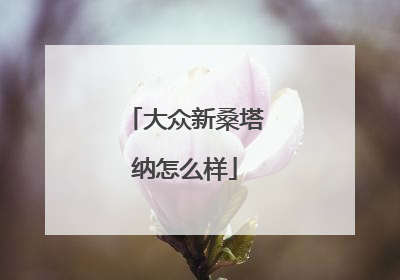 大众新桑塔纳怎么样