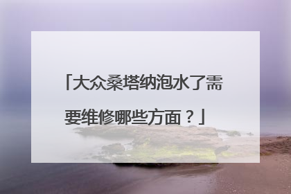 大众桑塔纳泡水了需要维修哪些方面？