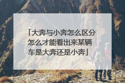 大奔与小奔怎么区分 怎么才能看出来某辆车是大奔还是小奔