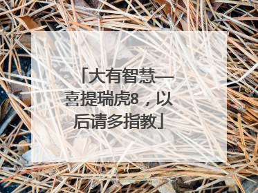 大有智慧——喜提瑞虎8，以后请多指教