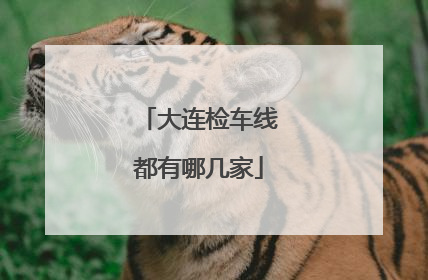 大连检车线都有哪几家