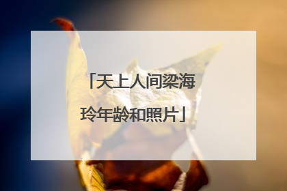 天上人间梁海玲年龄和照片