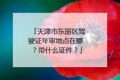 天津市东丽区驾驶证年审地点在哪？带什么证件？
