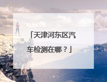 天津河东区汽车检测在哪？