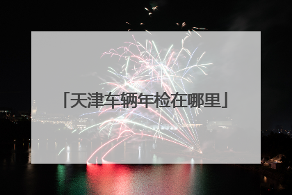 天津车辆年检在哪里