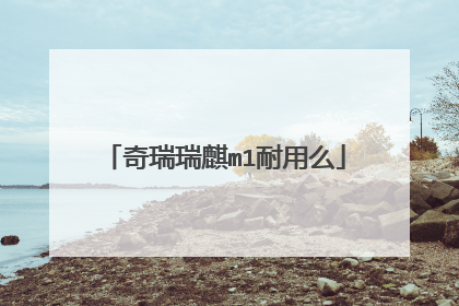 奇瑞瑞麒m1耐用么