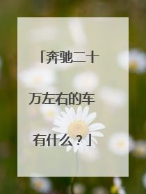 奔驰二十万左右的车有什么？